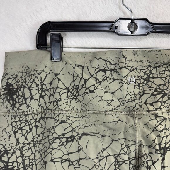 NWT Lululemon 20 Wunder Train High Rise 25" Capri Leggings Sage Crackle Dye Yoga - Picture 6 of 12